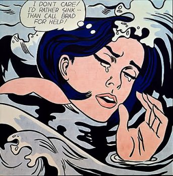 Roy Fox Lichtenstein, Drowing Girl